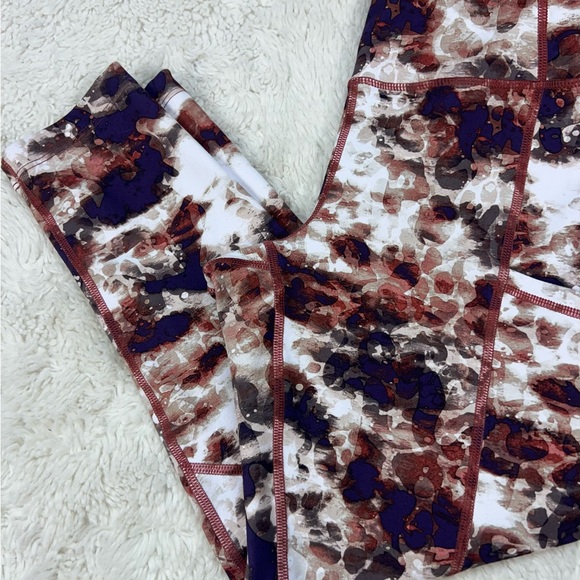 Layer 8 Women's Athletic Cropped Leggings Multicolor Colorful Size XS # 459 - Picture 2 of 6